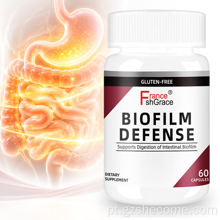 Shecome Biofilm Defense Cápsulas Suporte para enzimas digestivas